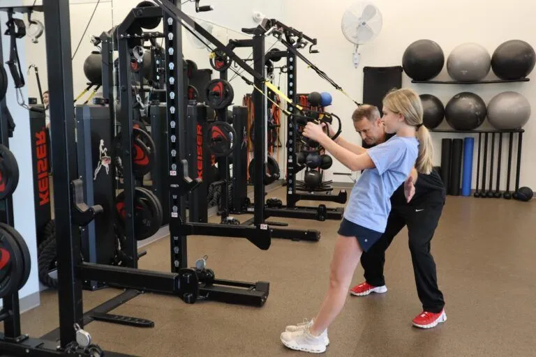 A sports performance training session at Method Health Club.
