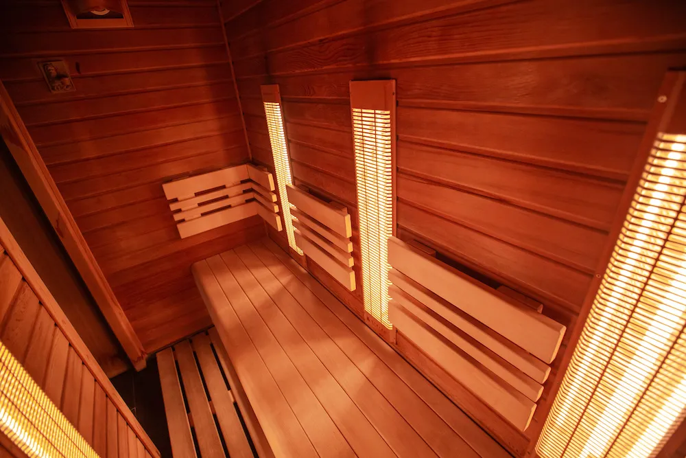 Infrared sauna benefits.